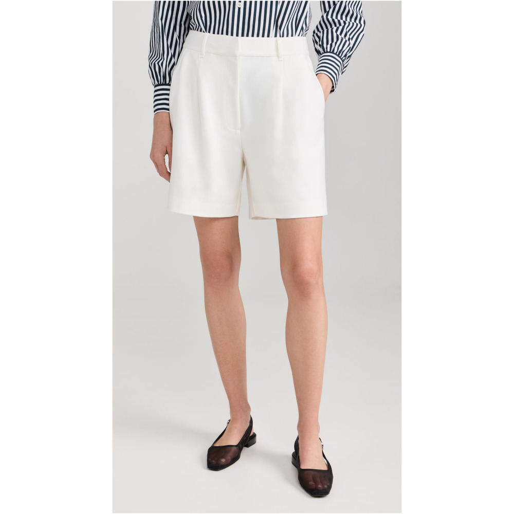 Rag & Bone Irina Ponte Shorts White - XXS - Picture 2 of 7